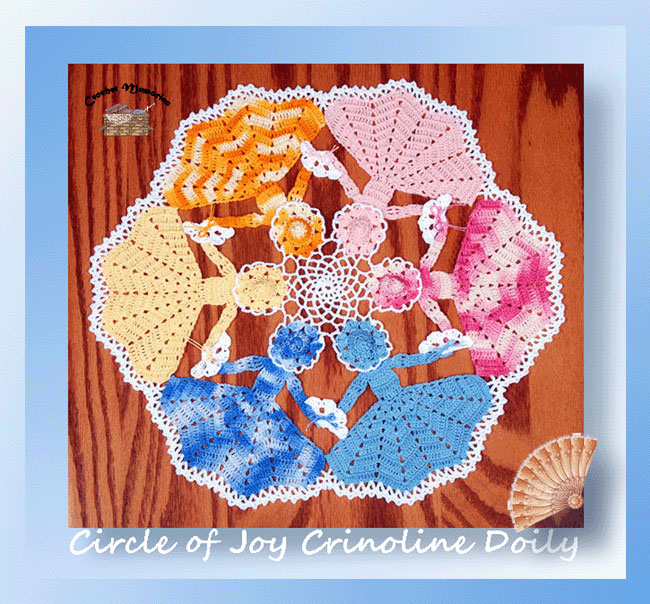 Circle of Joy Crinoline Doily <br /><br /><font color=