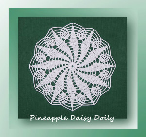 Pineapple Daisy Doily
