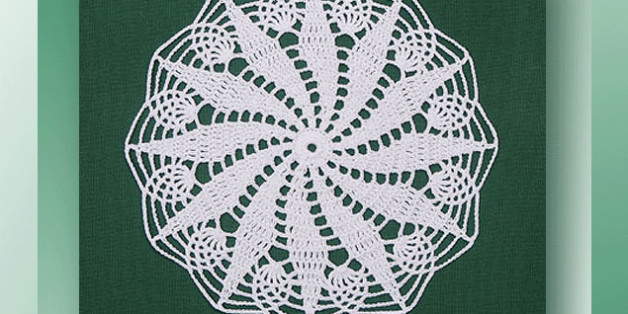 Pineapple Daisy Doily <br /><br /><font color=
