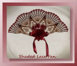 Shaded Lace Fan
