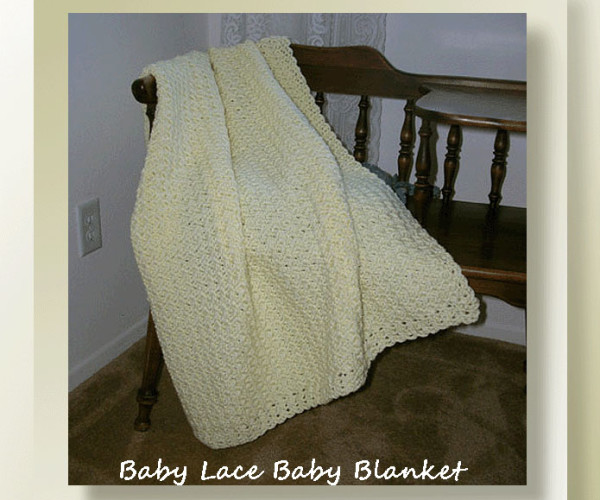 Baby Lace Baby Blanket <br /><br /><font color=