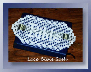 Lace Bible Sash