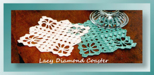 Lacy Diamond Coaster