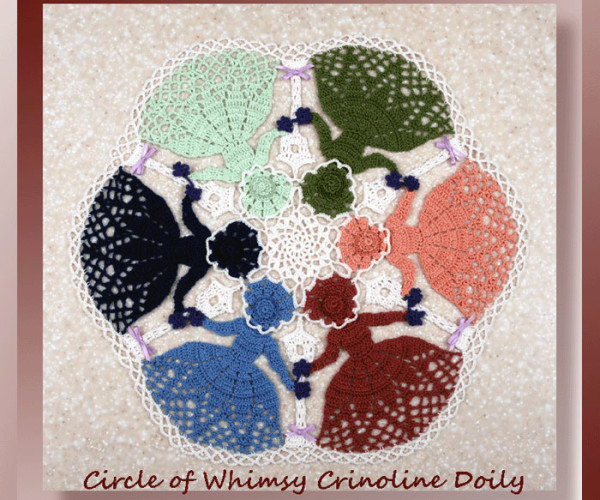 Circle of Whimsy Crinoline Doily <br /><br /><font color=