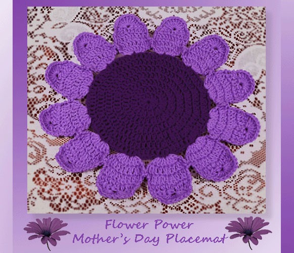 Flower Power Mother’s Day Placemat  <br /><br /><font color=