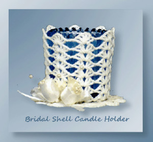 Bridal Shell Candle Holder