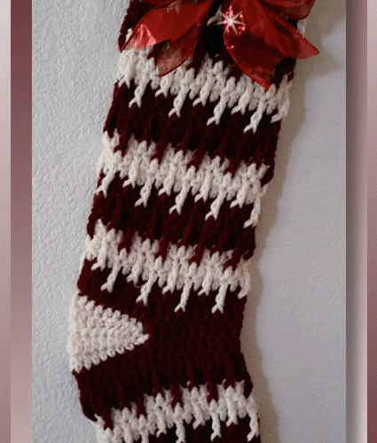 Snowdrift Christmas Stocking    <br /><br /><font color=