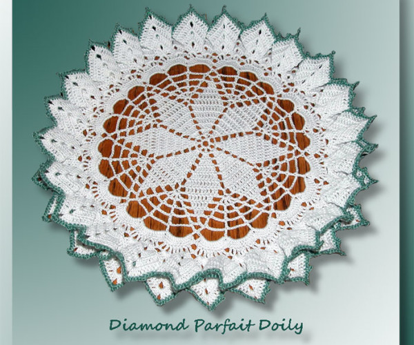 Diamond Parfait Doily <br /><br /><font color=