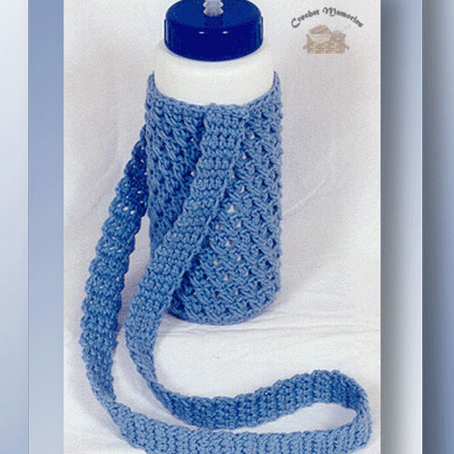 Cross Stitch Water Bottle Holder <br /><br /><font color=